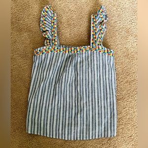 New With Tags Savanna Jane Ruffle Top